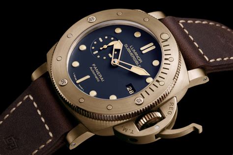 panerai luminor submersible 1950 bronzo replica|panerai luminor 1950 review.